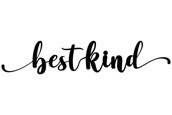 A large steel wall art piece with the words 'Best Kind' in a bold, black script. The letters are connected and smooth, measuring 30x6 inches.